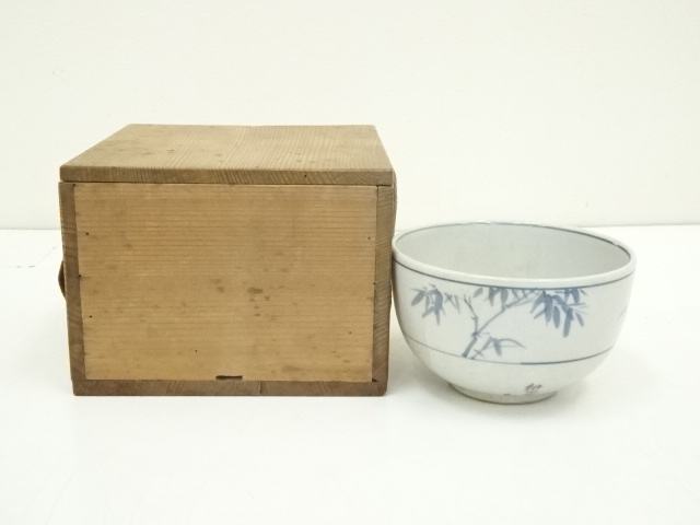 JAPANESE TEA CEREMONY / TEA BOWL CHAWAN / BAMBOO 